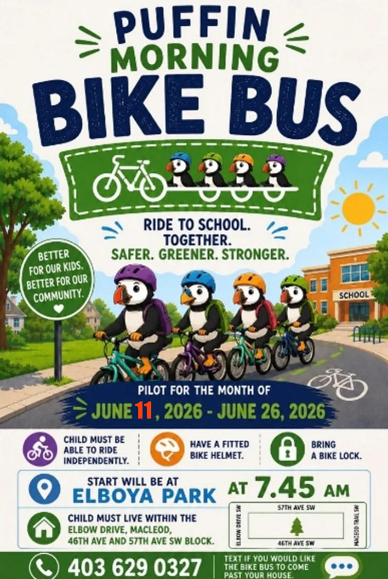 Windsor Park School Bike Parade Poster