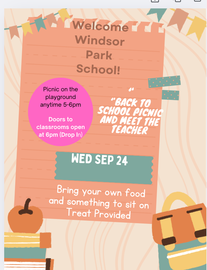 Back to School Picnic Sept 24 2025